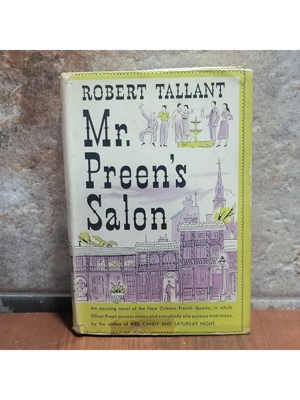 Mr Preen's Salon Robert Tallant 1949 1st Edition Doubleday Hardcover Dust Jacket